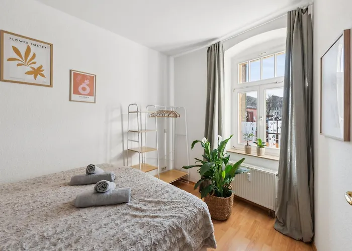 Sonniges Privatparkplatz Südterrasse Apartment Dresden